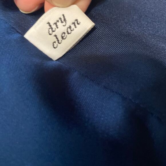 Pendelton Jacket Blazer Women Medium Large Blue Academia Office Wool Classic - Picture 8 of 9